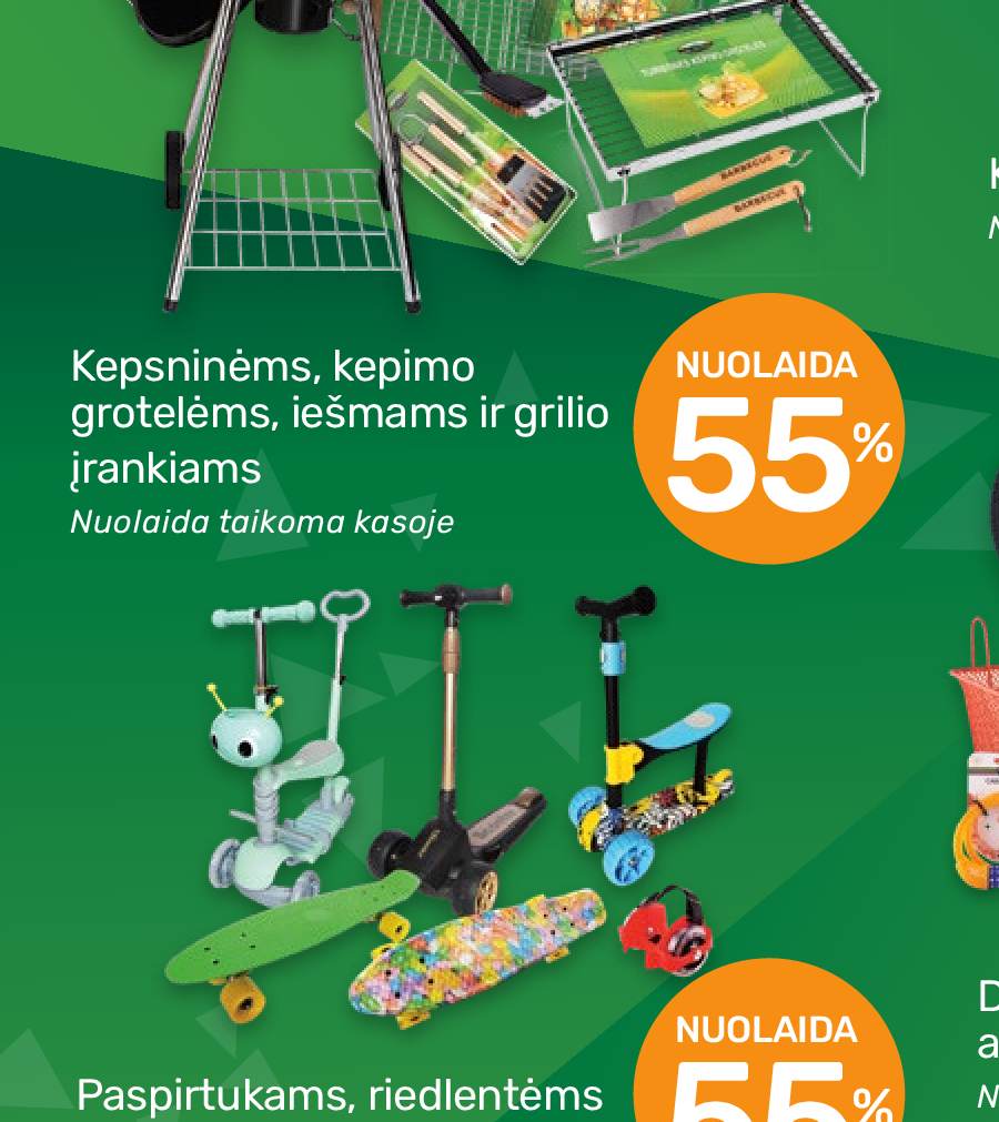 Paspirstukams, riedlentėms ir riedučiams