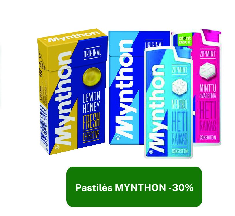 Pastilės MYNTHON