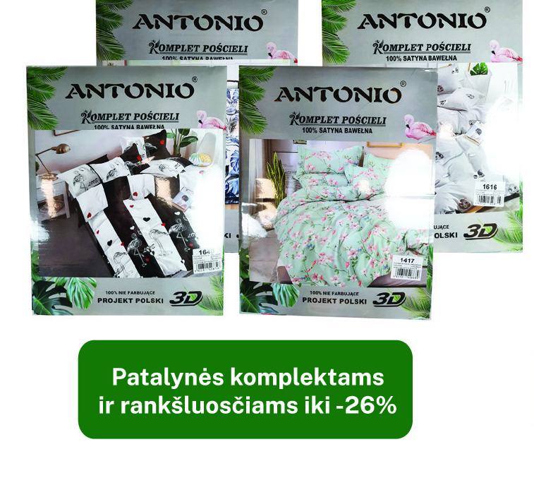 Patalynės komplektams ir rankšluosčiams