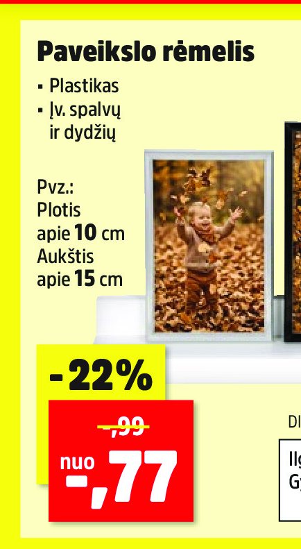 Paveikslo rėmelis, 10 cm