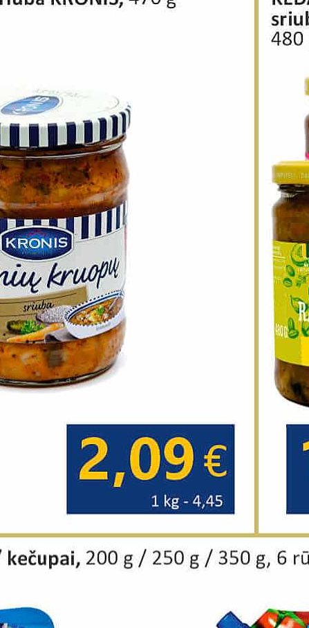 Perlinių kruopų sriuba KRONIS, 470 g
