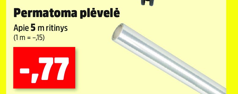 Permatoma plėvelė, 5 m