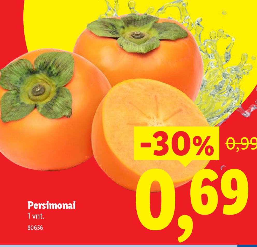 Persimonai, 1 vnt