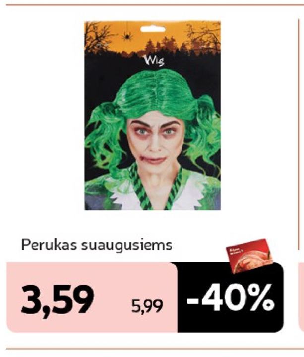 Perukas suaugusiems