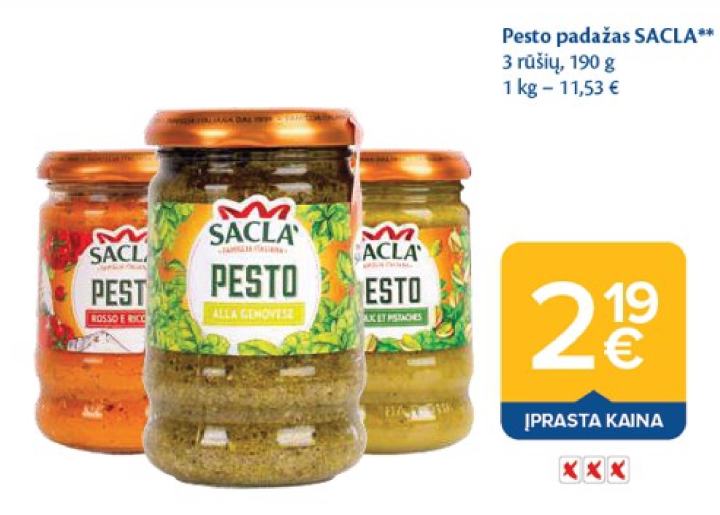 Pesto padažas SACLA, 190 g