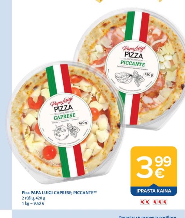 Pica PAPA LUIGI CAPRESE; PICCANTE, 420 g