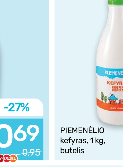 PIEMENĖLIO kefyras, 1 kg