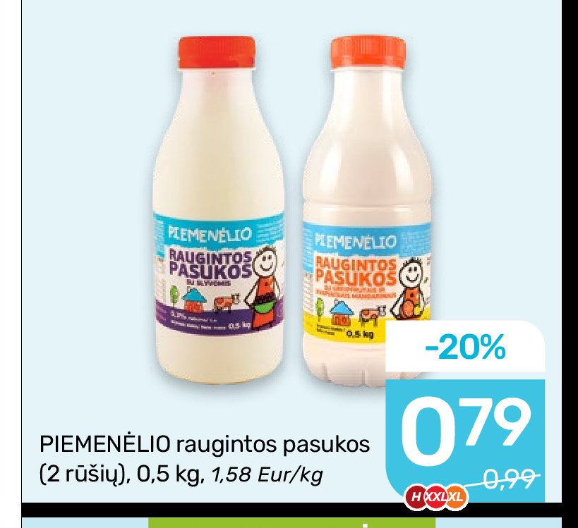 PIEMENĖLIO raugintos pasukos, 0.5 kg