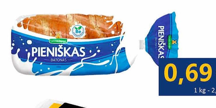 PIENIŠKAS batonas, 330 g
