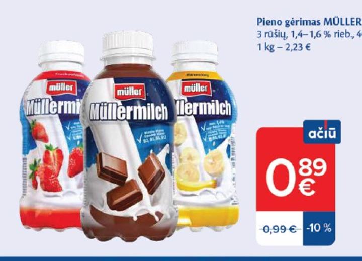 Pieno gėrimas MÜLLERMILCH, 400 g