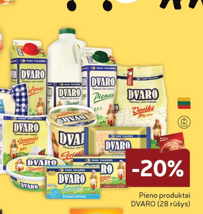Pieno produktai DVARO