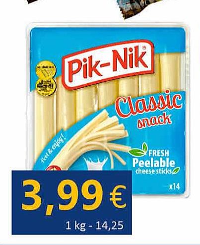 Pik-Nik sūrio lazdelės, 280 g