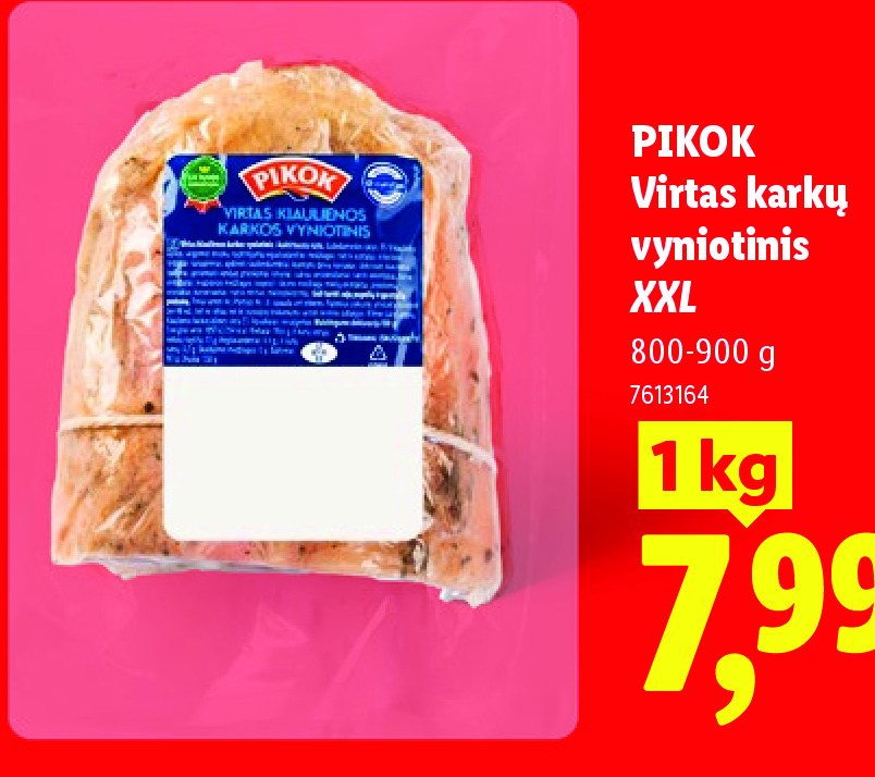 PIKOK Virtas karkų vyniotinis XXL, 900 g