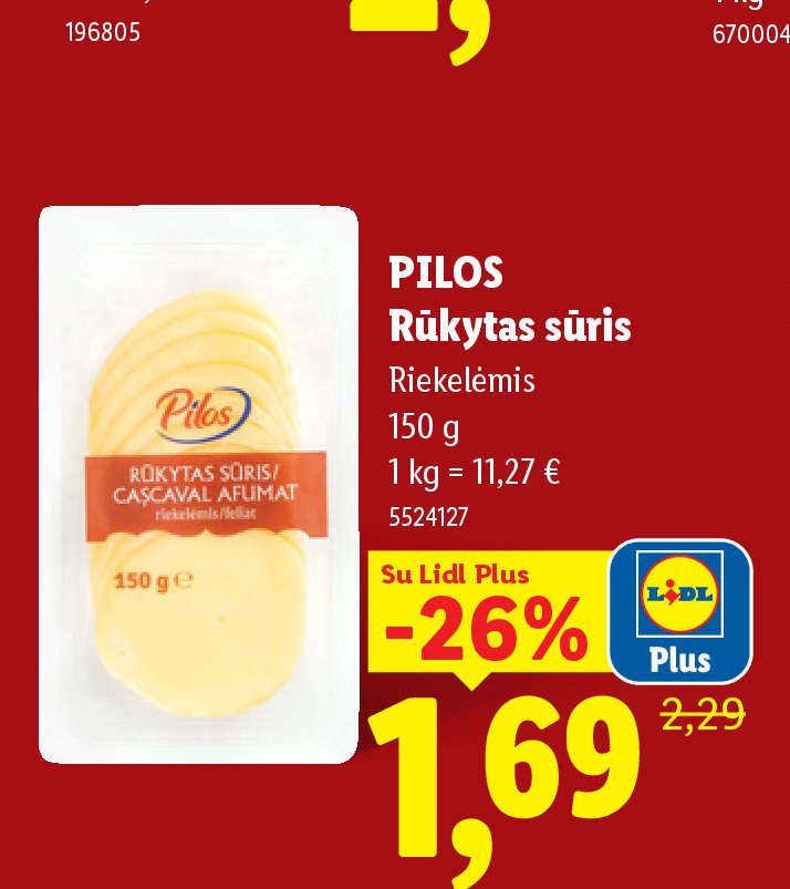 PILOS Rūkytas sūris, 150 g