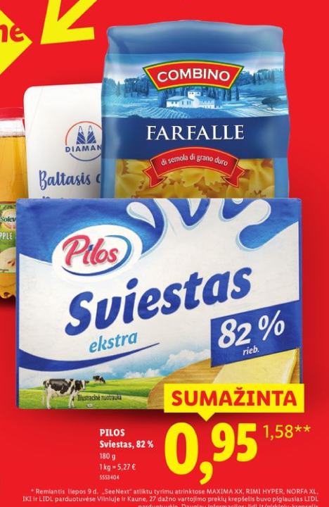 PILOS Sviestas, 180 g