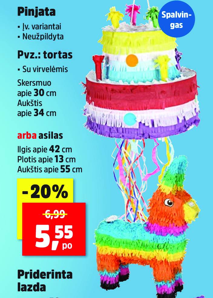 Pinjata, 30 cm