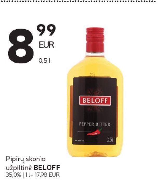 Pipirų skonio užpiltinė BELOFF, 1 l