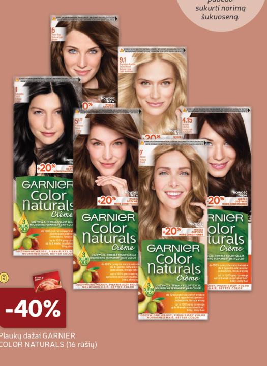 Plaukų dažai GARNIER COLOR NATURALS