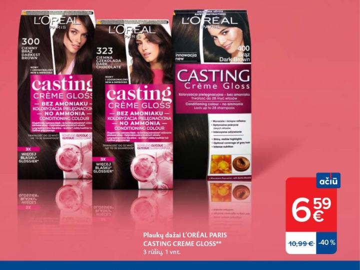 Plaukų dažai L'ORÉAL PARIS CASTING CREME GLOSS, 1 vnt