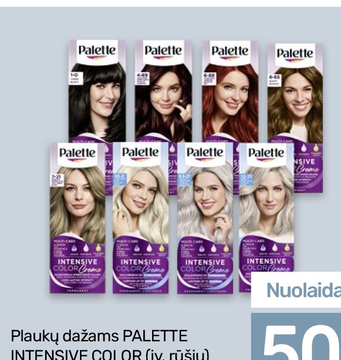 Plaukų dažams PALETTE INTENSIVE COLOR