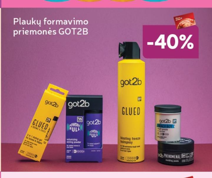 Plaukų formavimo priemonės GOT2B