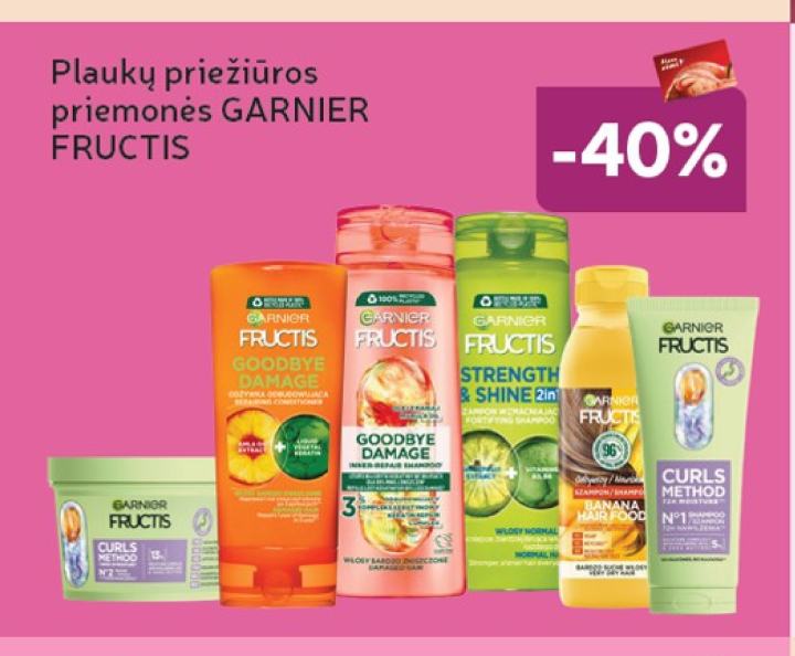 Plaukų priežiūros priemonės GARNIER FRUCTIS