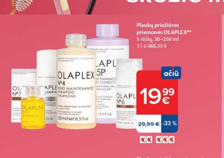 Plaukų priežiūros priemonės OLAPLEX, 250 ml