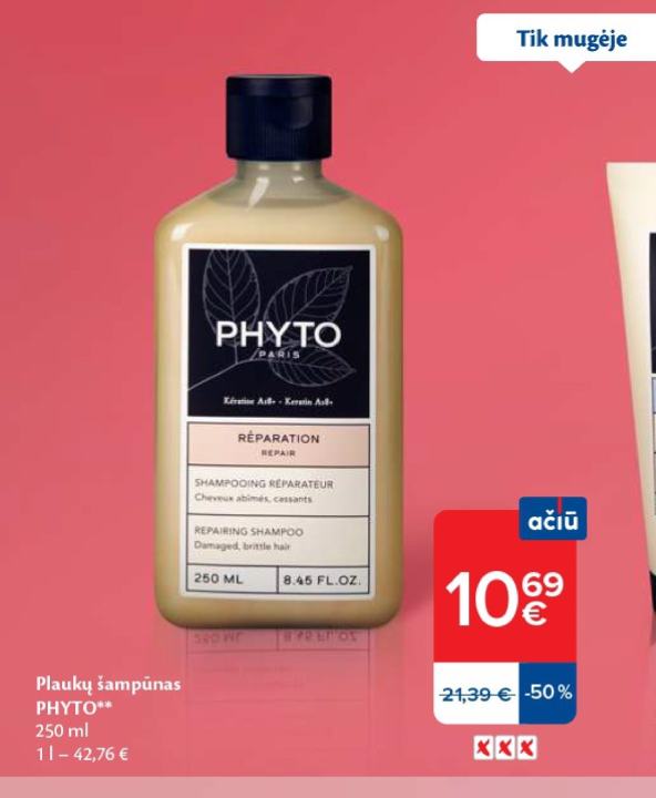 Plaukų šampūnas PHYTO, 250 ml