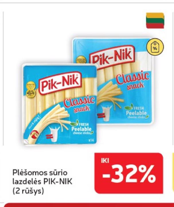 Plėšomos sūrio lazdelės PIK-NIK