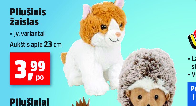 Pliušinis žaislas, 23 cm