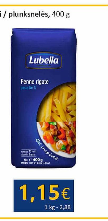 plunksnelės, 400 g