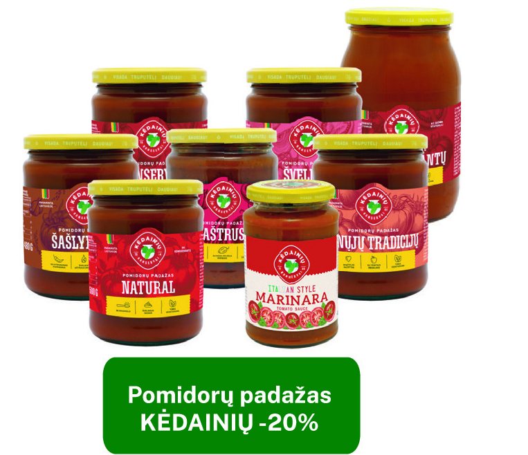 Pomidorų padažas KĖDAINIŲ