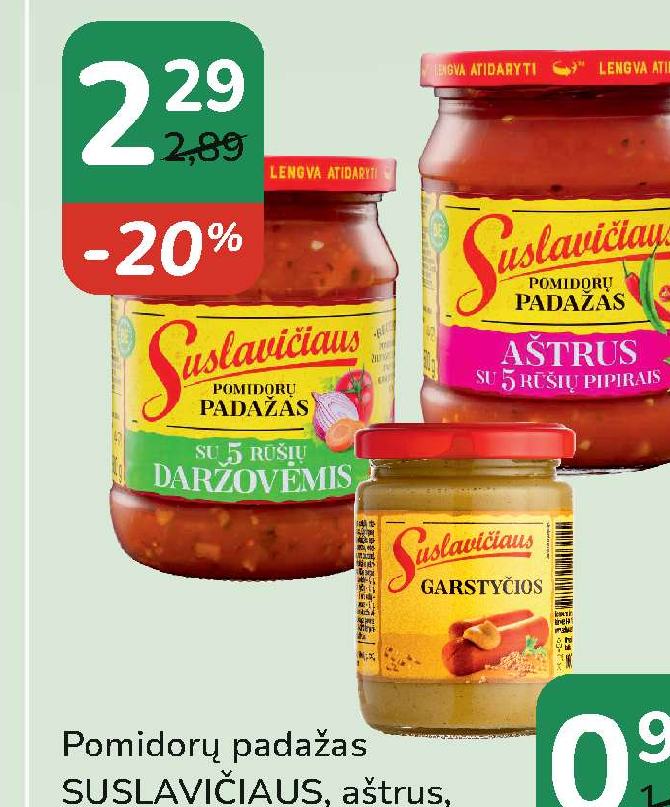 Pomidorų padažas SUSLAVIČIAUS