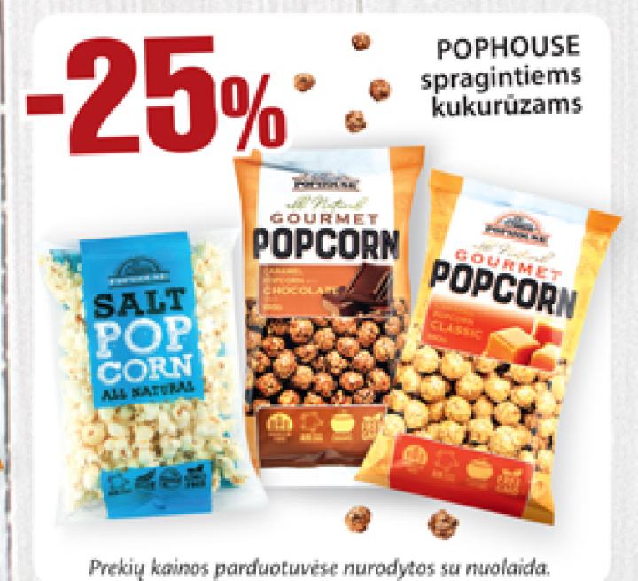 POPHOUSE spragintiems kukurūzams