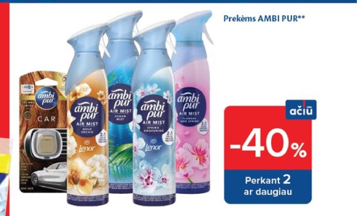 Prekėms AMBI PUR