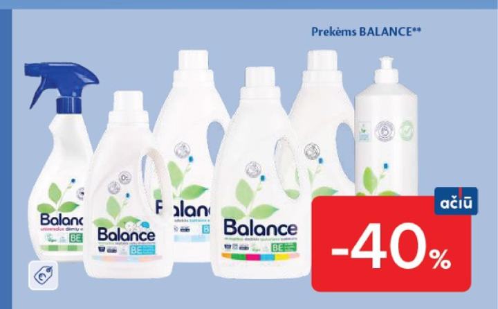 Prekėms BALANCE