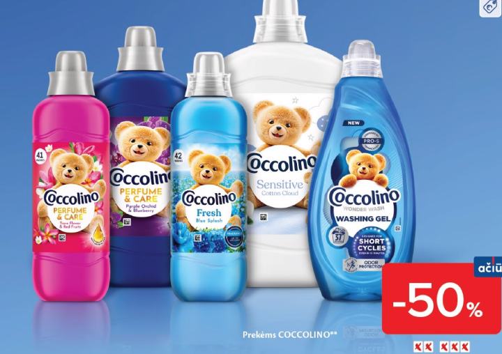 Prekėms COCCOLINO