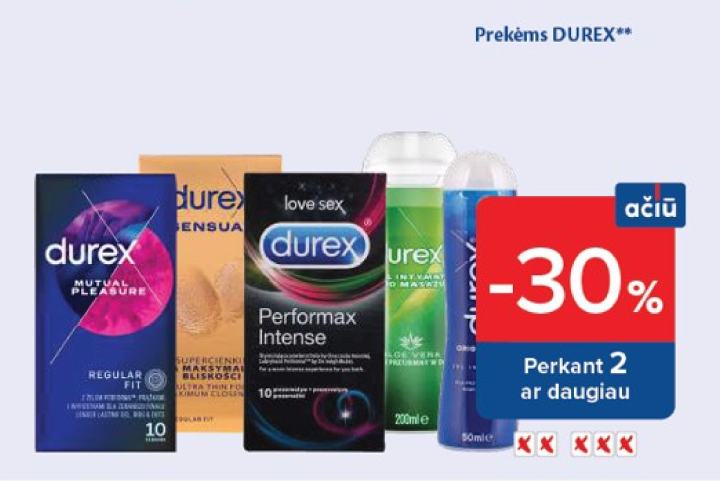 Prekėms DUREX