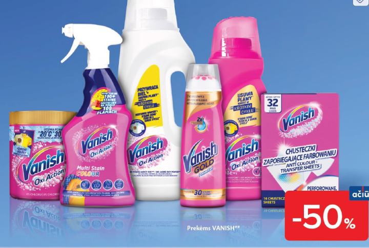 Prekėms VANISH