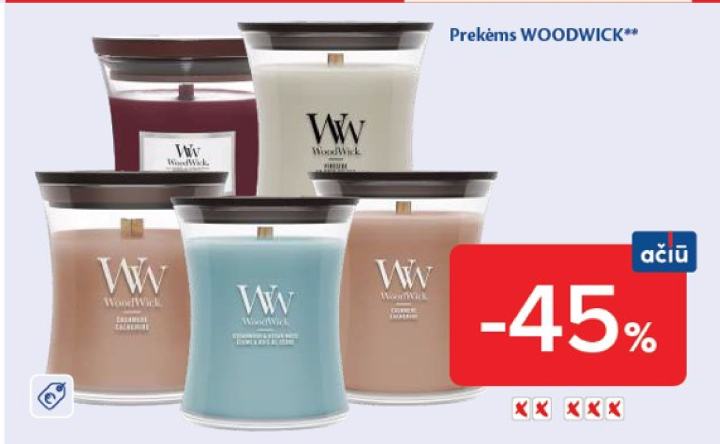 Prekėms WOODWICK