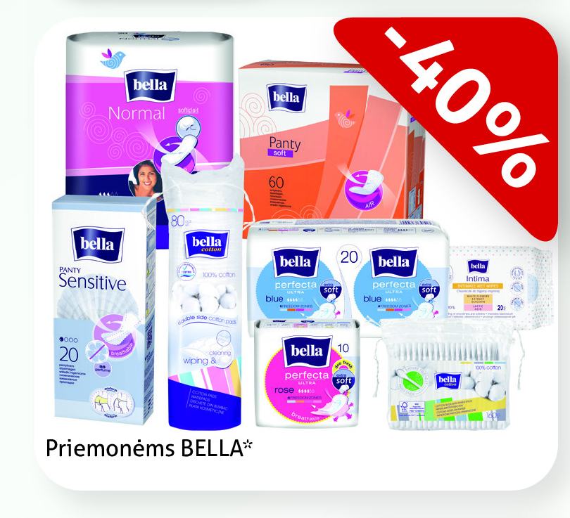 Priemonėms BELLA