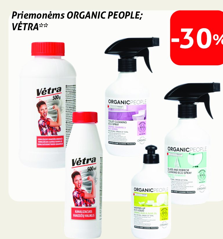Priemonėms ORGANIC PEOPLE; VĖTRA