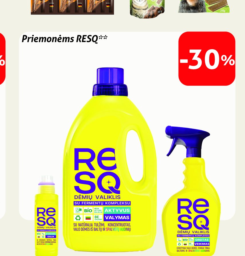 Priemonėms RESQ