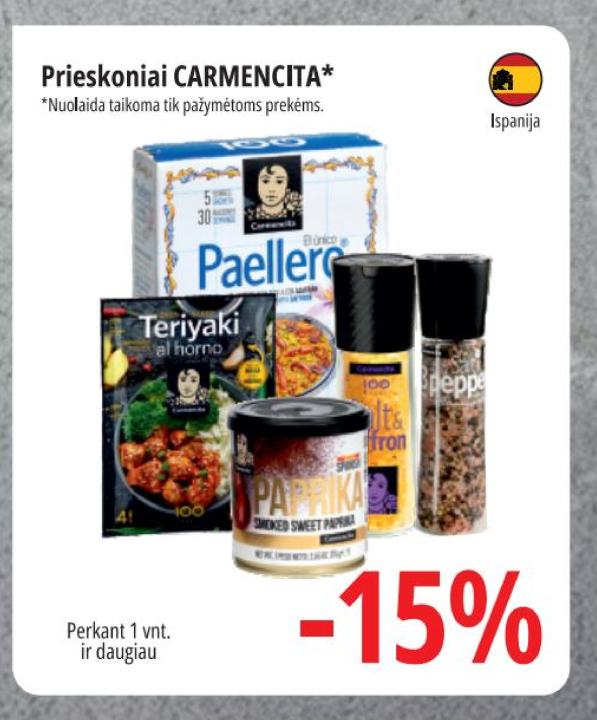 Prieskoniai CARMENCITA