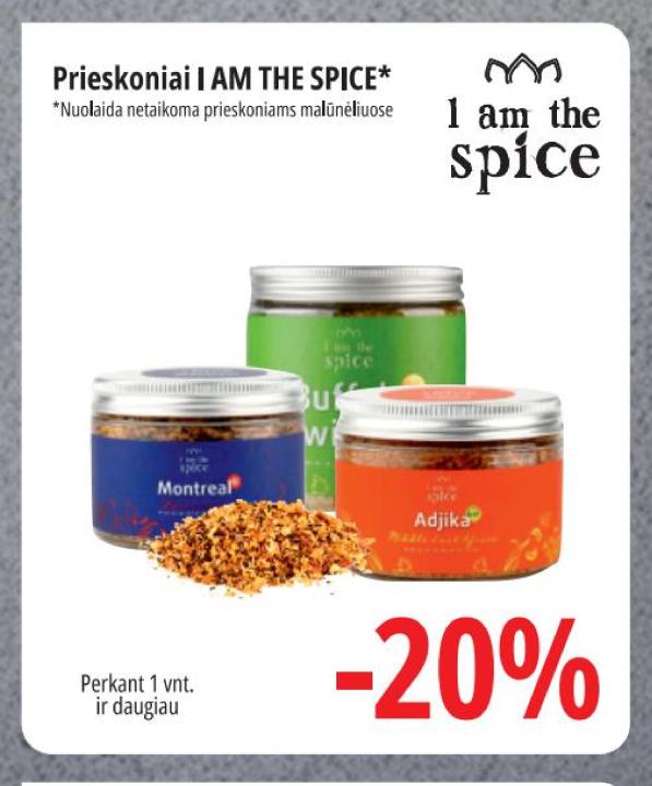 Prieskoniai I AM THE SPICE