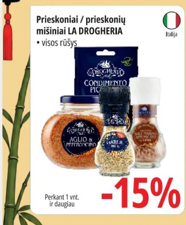 Prieskoniai / prieskonių mišiniai LA DROGHERIA