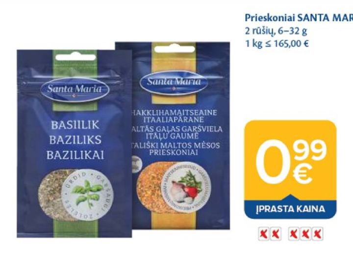 Prieskoniai SANTA MARIA, 32 g