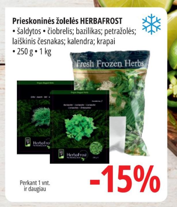 Prieskoninės žolelės HEBRAFROST, 250 g