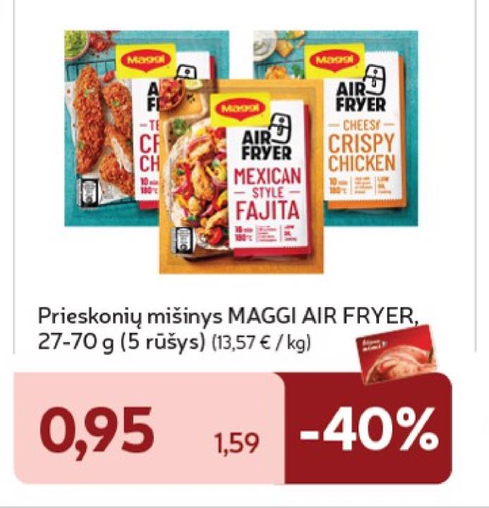 Prieskonių mišinys MAGGI AIR FRYER, 70 g