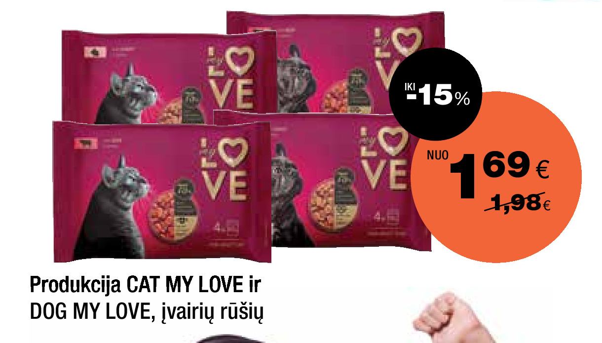 Produkcija CAT MY LOVE ir DOG MY LOVE
